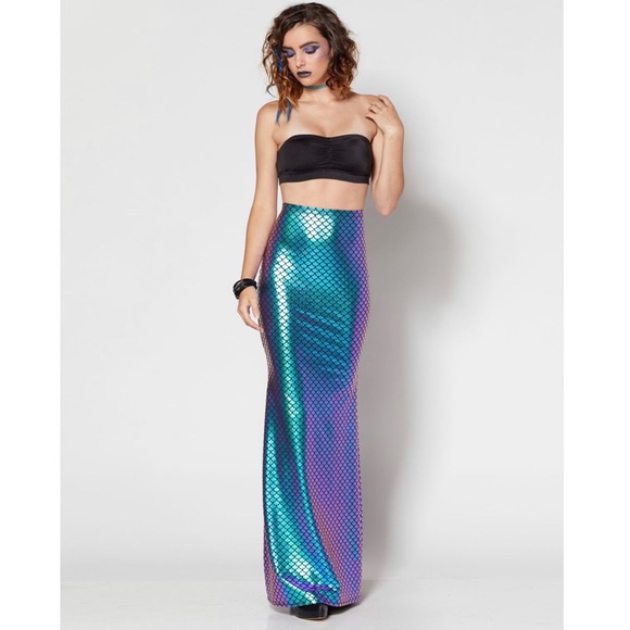 Spirit Dresses & Skirts - Iridescent Scale Mermaid Skirt Halloween Costume
